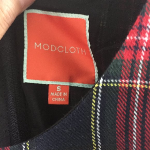 Modcloth Plaid Dress - Picture 3 of 4